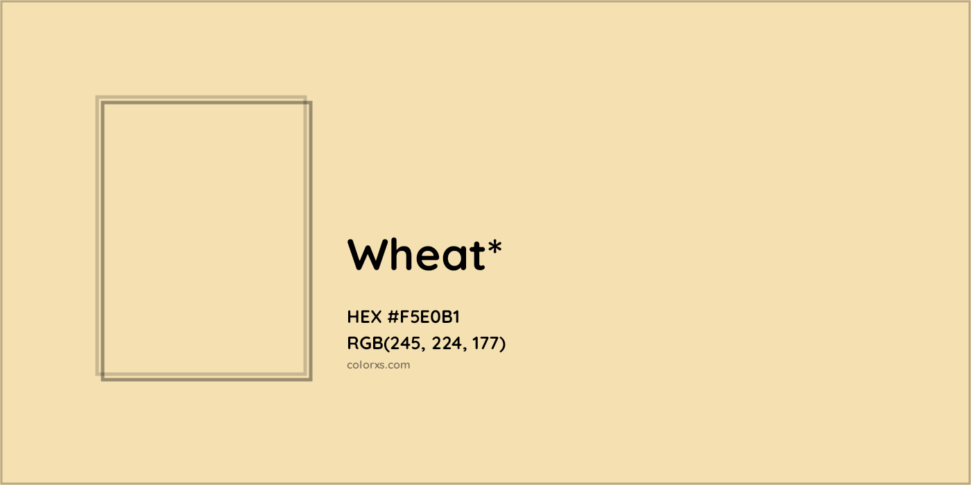 HEX #F5E0B1 Color Name, Color Code, Palettes, Similar Paints, Images