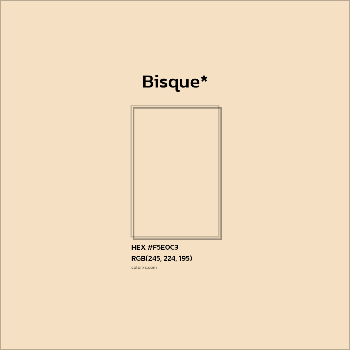 HEX #F5E0C3 Color Name, Color Code, Palettes, Similar Paints, Images