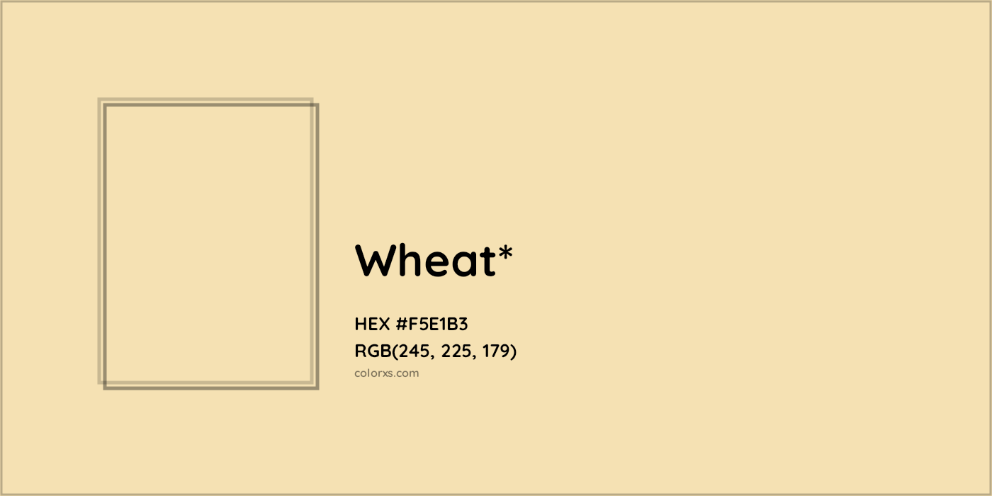 HEX #F5E1B3 Color Name, Color Code, Palettes, Similar Paints, Images