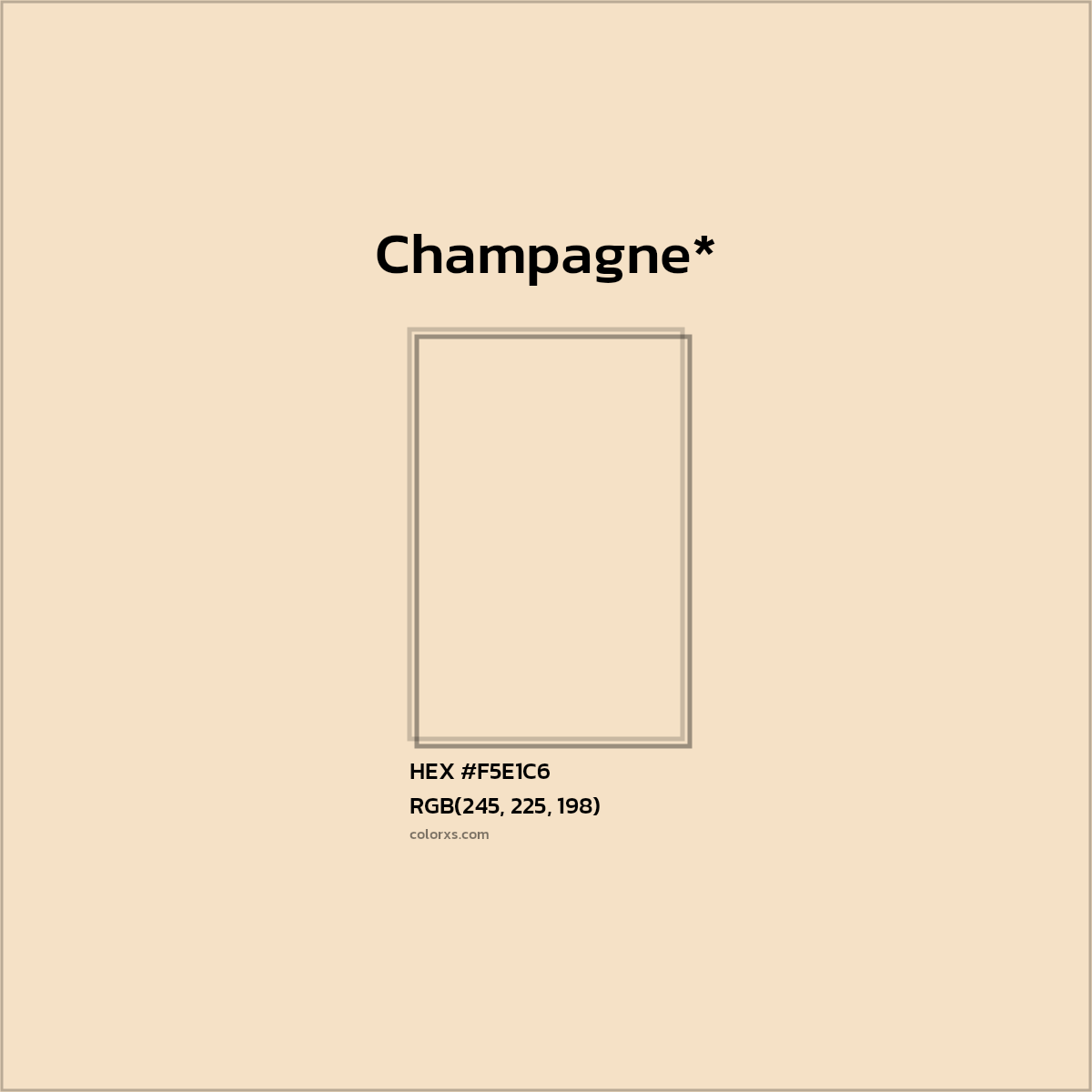 HEX #F5E1C6 Color Name, Color Code, Palettes, Similar Paints, Images