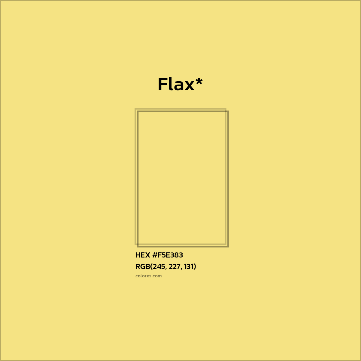 HEX #F5E383 Color Name, Color Code, Palettes, Similar Paints, Images