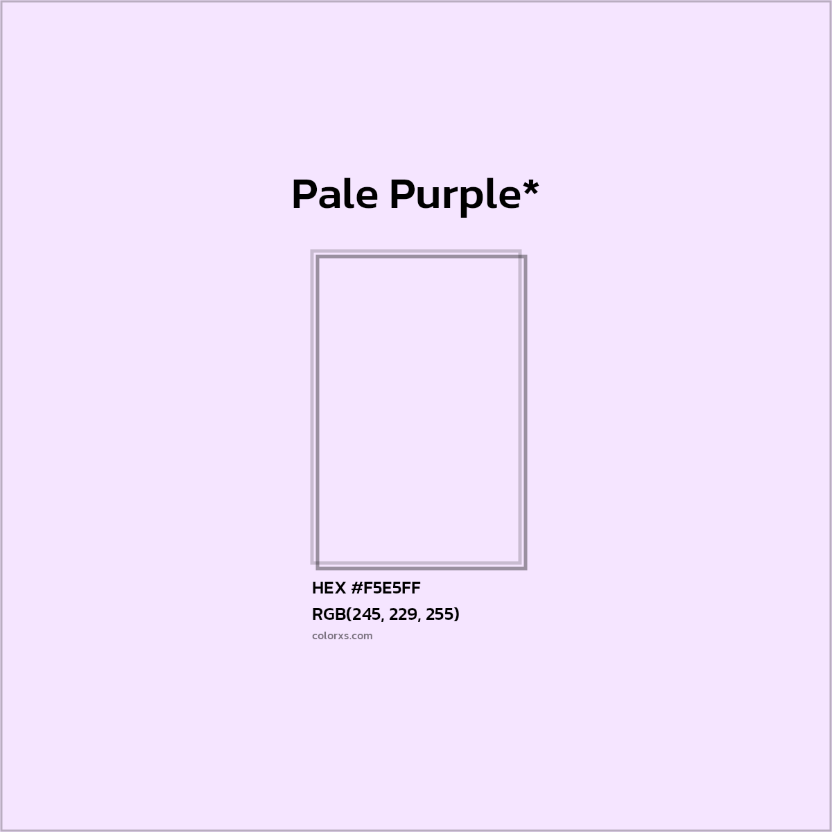 HEX #F5E5FF Color Name, Color Code, Palettes, Similar Paints, Images