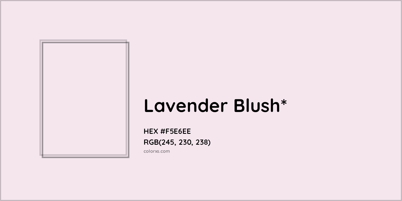 HEX #F5E6EE Color Name, Color Code, Palettes, Similar Paints, Images