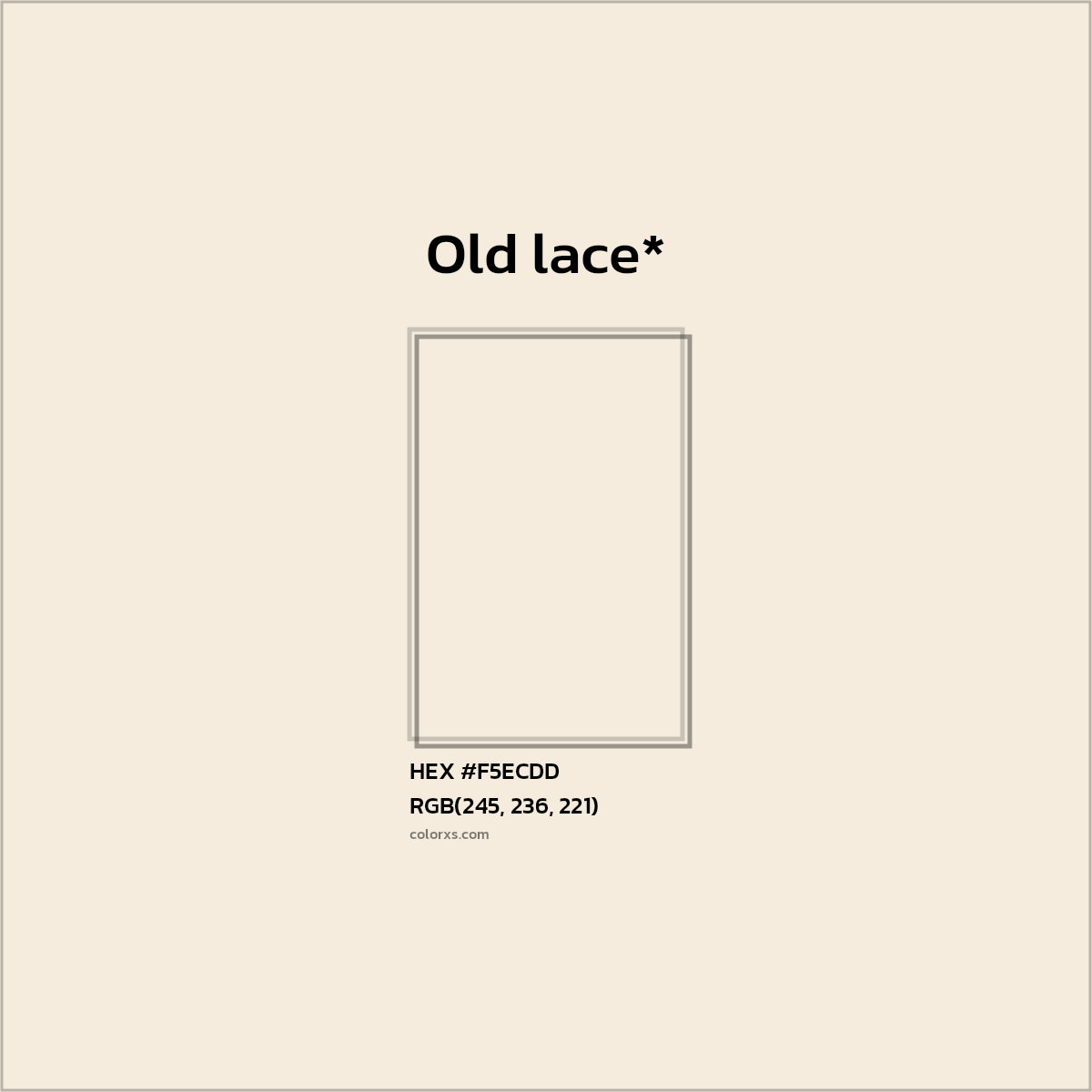 HEX #F5ECDD Color Name, Color Code, Palettes, Similar Paints, Images