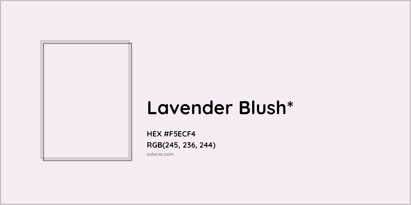 HEX #F5ECF4 Color Name, Color Code, Palettes, Similar Paints, Images