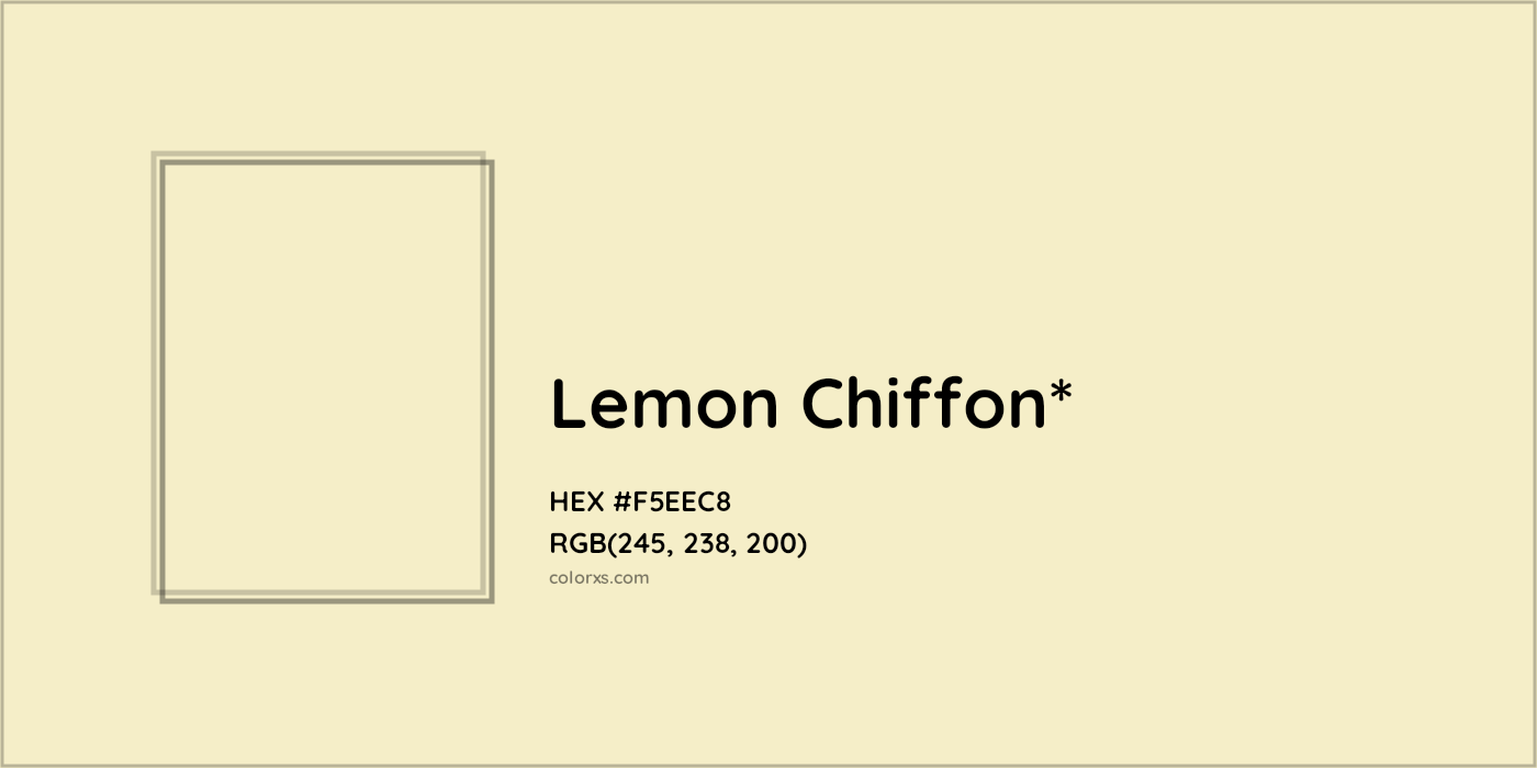 HEX #F5EEC8 Color Name, Color Code, Palettes, Similar Paints, Images