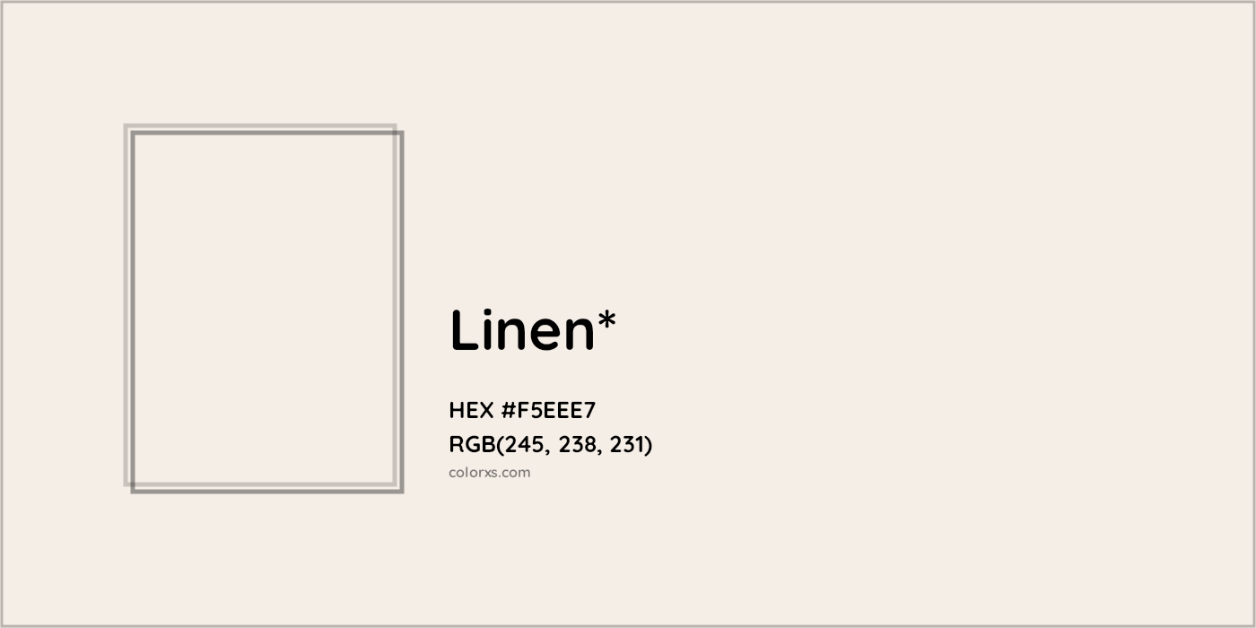 HEX #F5EEE7 Color Name, Color Code, Palettes, Similar Paints, Images