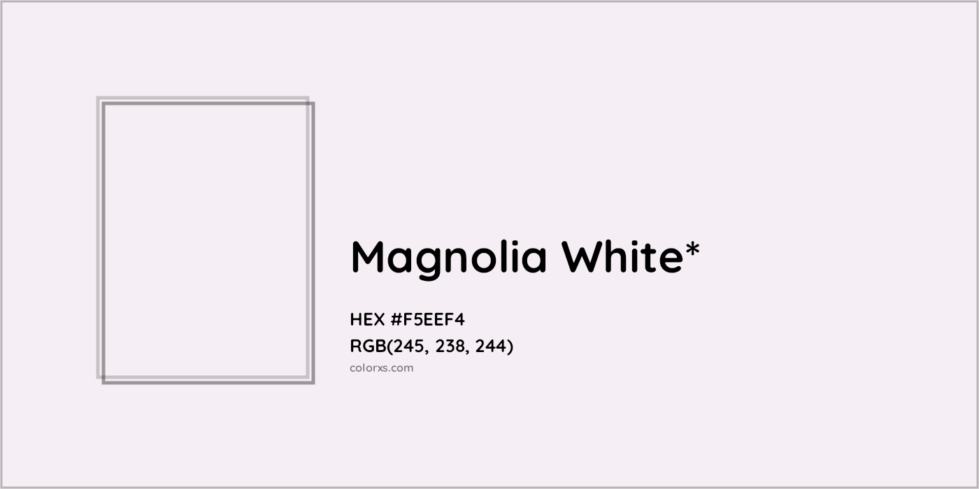 HEX #F5EEF4 Color Name, Color Code, Palettes, Similar Paints, Images