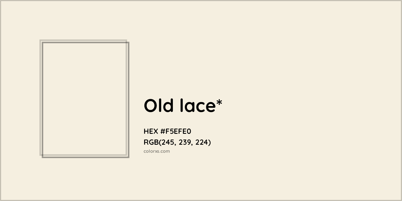 HEX #F5EFE0 Color Name, Color Code, Palettes, Similar Paints, Images
