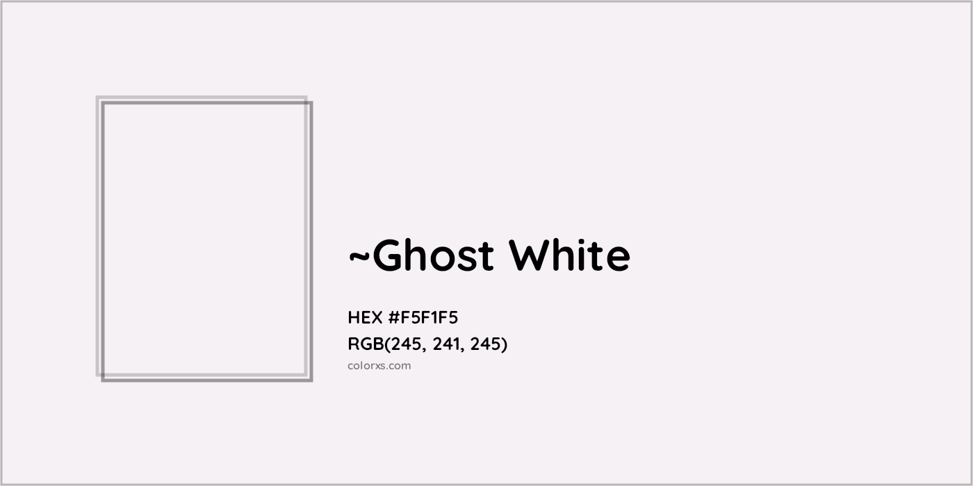 HEX #F5F1F5 Color Name, Color Code, Palettes, Similar Paints, Images