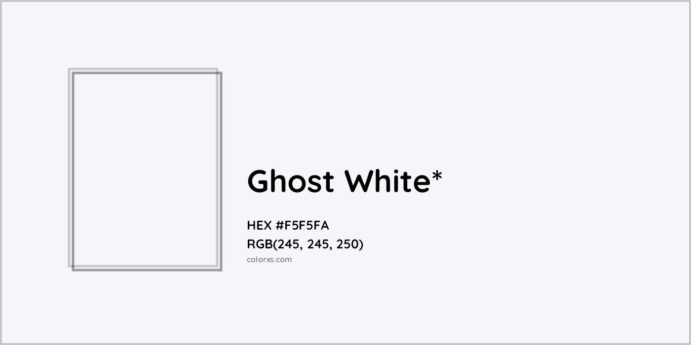 HEX #F5F5FA Color Name, Color Code, Palettes, Similar Paints, Images