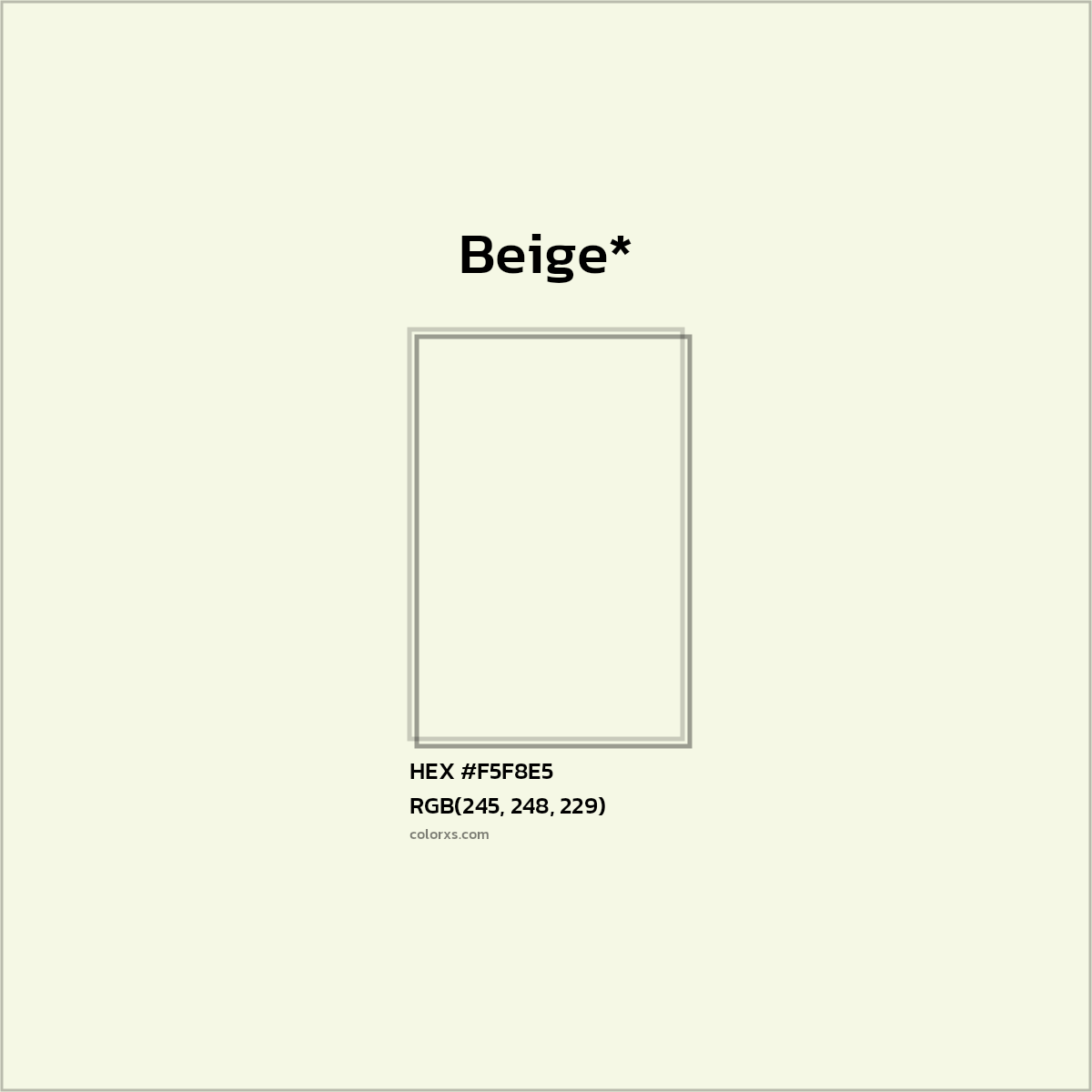 HEX #F5F8E5 Color Name, Color Code, Palettes, Similar Paints, Images