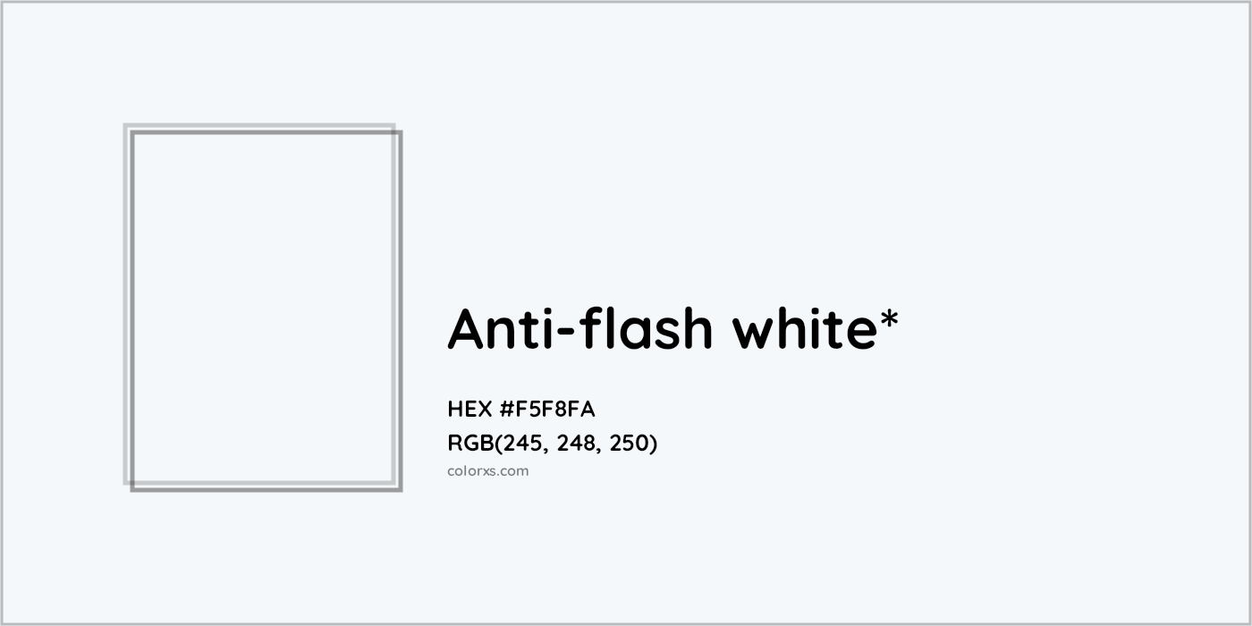 HEX #F5F8FA Color Name, Color Code, Palettes, Similar Paints, Images