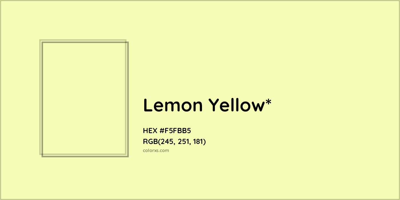 HEX #F5FBB5 Color Name, Color Code, Palettes, Similar Paints, Images