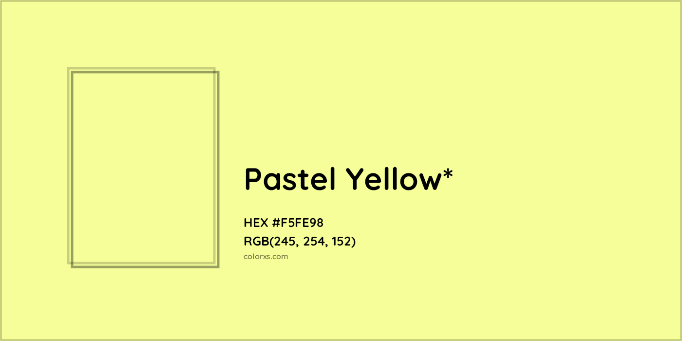 HEX #F5FE98 Color Name, Color Code, Palettes, Similar Paints, Images