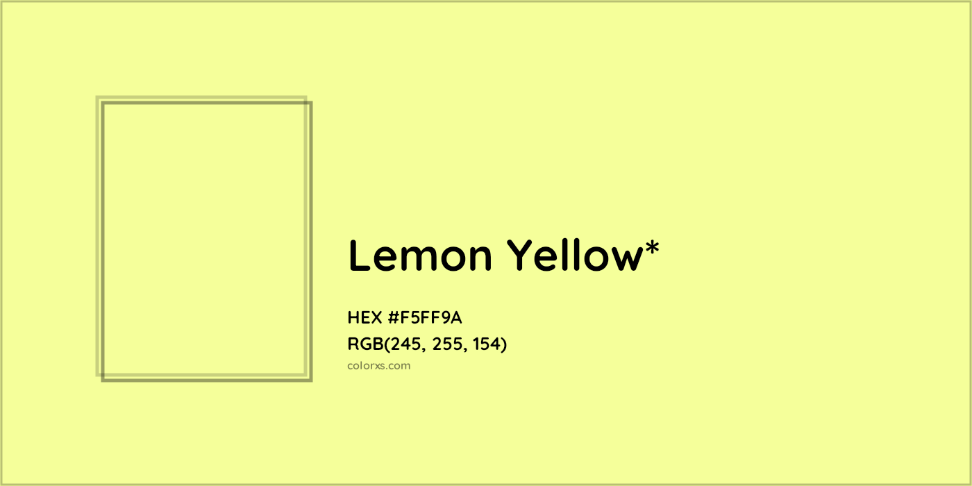 HEX #F5FF9A Color Name, Color Code, Palettes, Similar Paints, Images