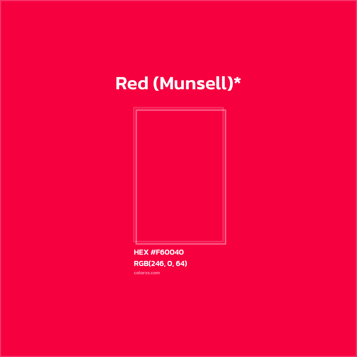 HEX #F60040 Color Name, Color Code, Palettes, Similar Paints, Images