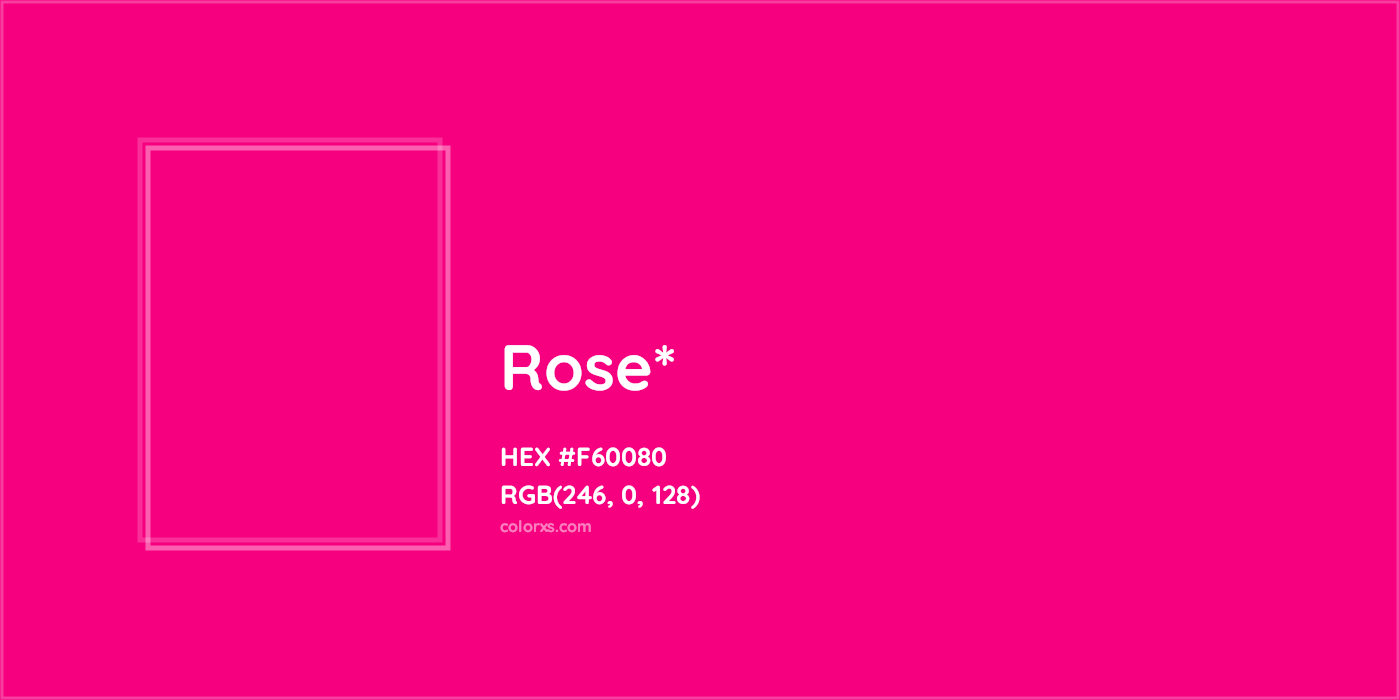 HEX #F60080 Color Name, Color Code, Palettes, Similar Paints, Images