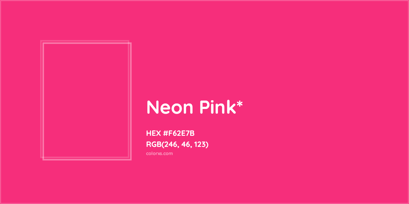 HEX #F62E7B Color Name, Color Code, Palettes, Similar Paints, Images