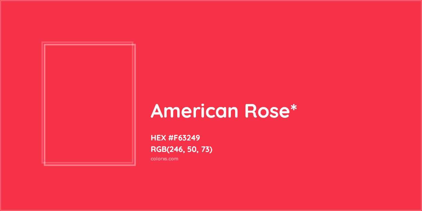 HEX #F63249 Color Name, Color Code, Palettes, Similar Paints, Images