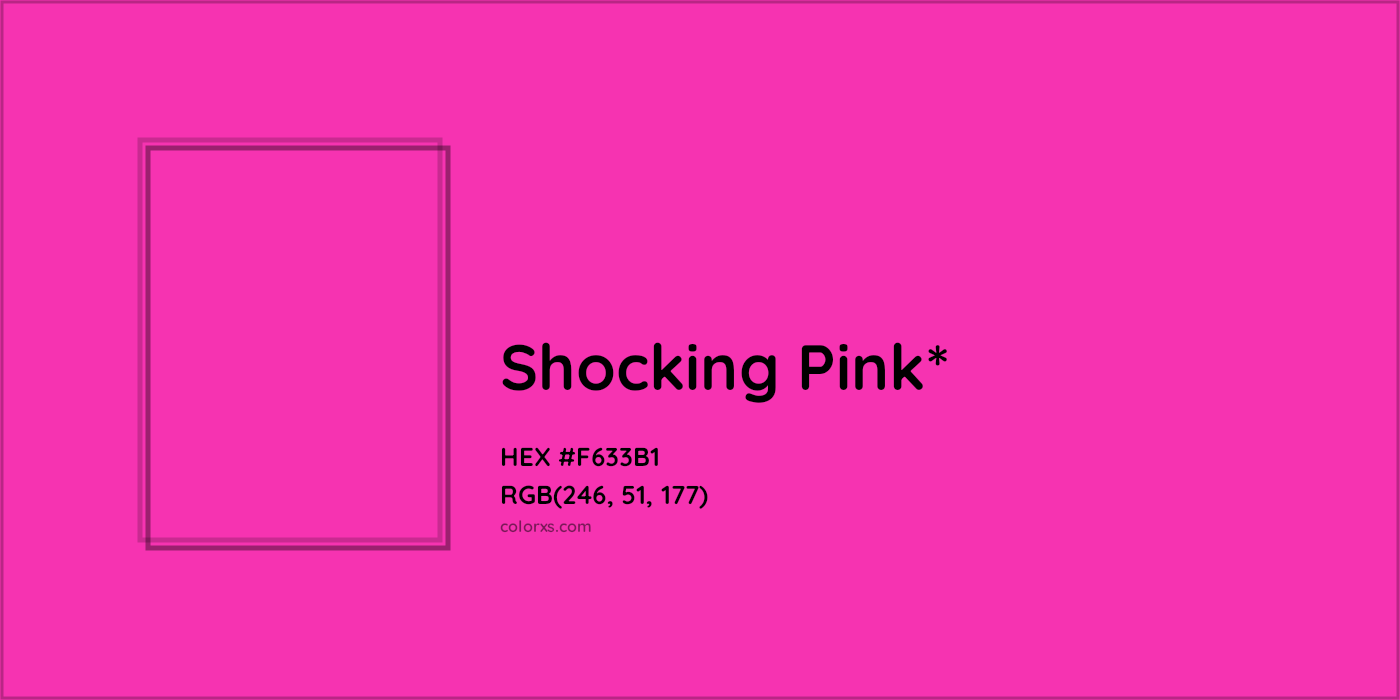 HEX #F633B1 Color Name, Color Code, Palettes, Similar Paints, Images