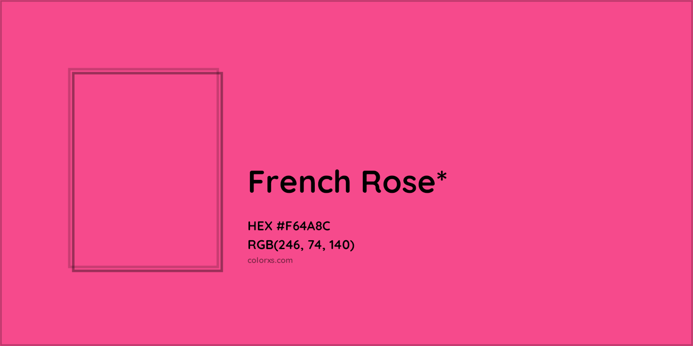 HEX #F64A8C Color Name, Color Code, Palettes, Similar Paints, Images