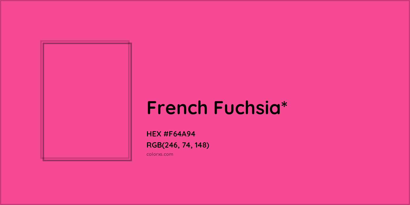 HEX #F64A94 Color Name, Color Code, Palettes, Similar Paints, Images