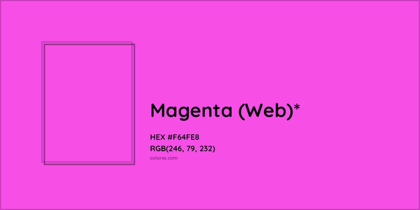 HEX #F64FE8 Color Name, Color Code, Palettes, Similar Paints, Images