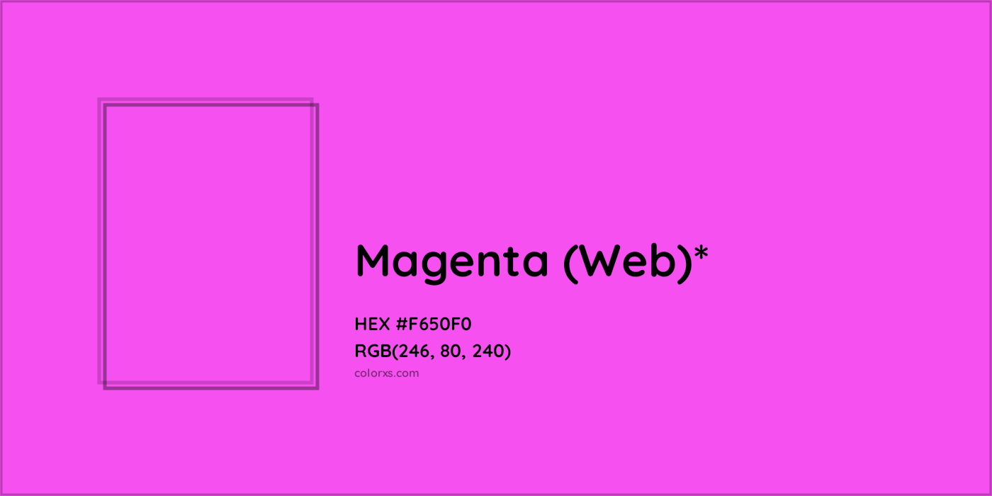 HEX #F650F0 Color Name, Color Code, Palettes, Similar Paints, Images