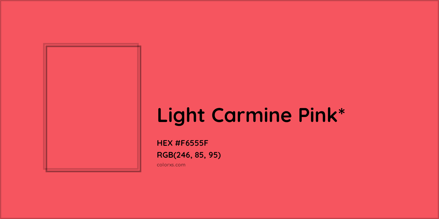 HEX #F6555F Color Name, Color Code, Palettes, Similar Paints, Images