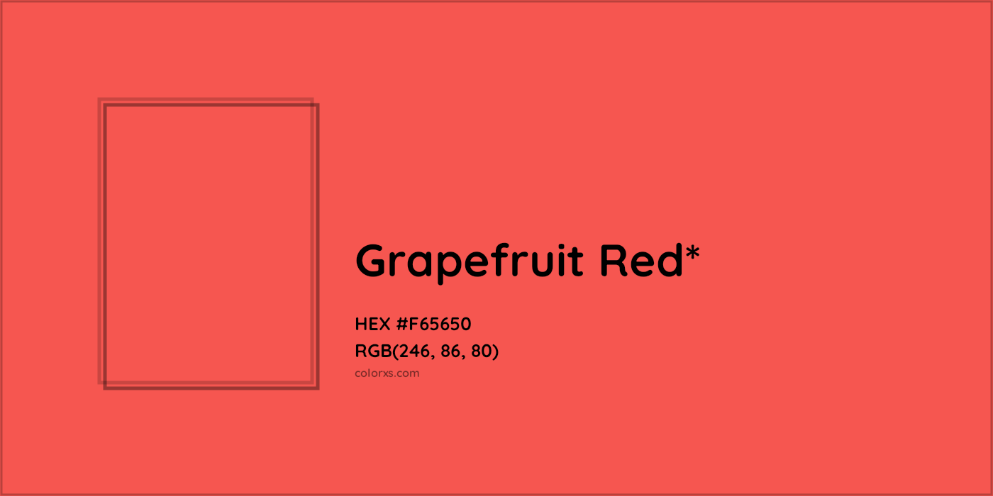 HEX #F65650 Color Name, Color Code, Palettes, Similar Paints, Images