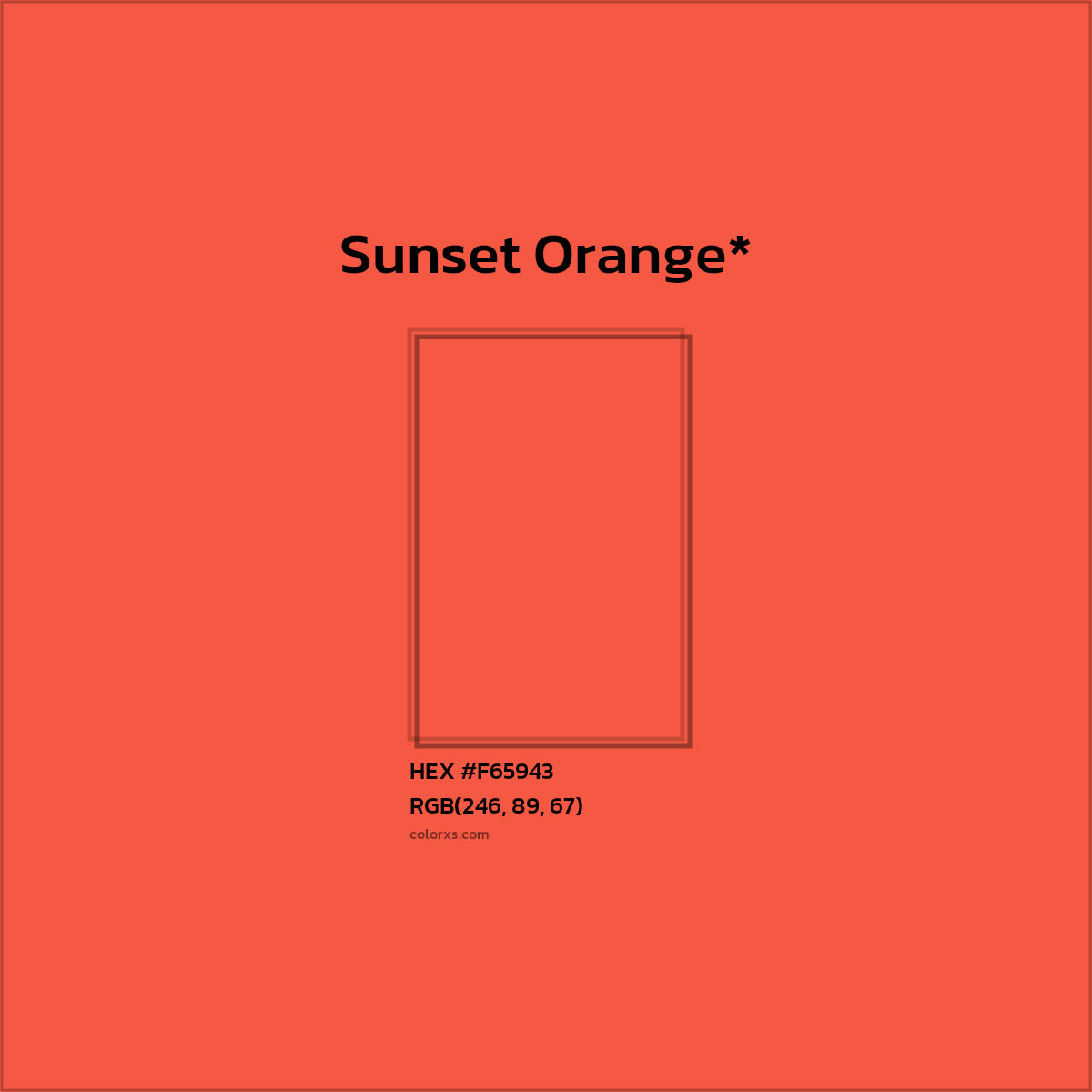 HEX #F65943 Color Name, Color Code, Palettes, Similar Paints, Images