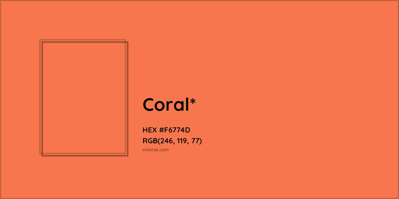 HEX #F6774D Color Name, Color Code, Palettes, Similar Paints, Images