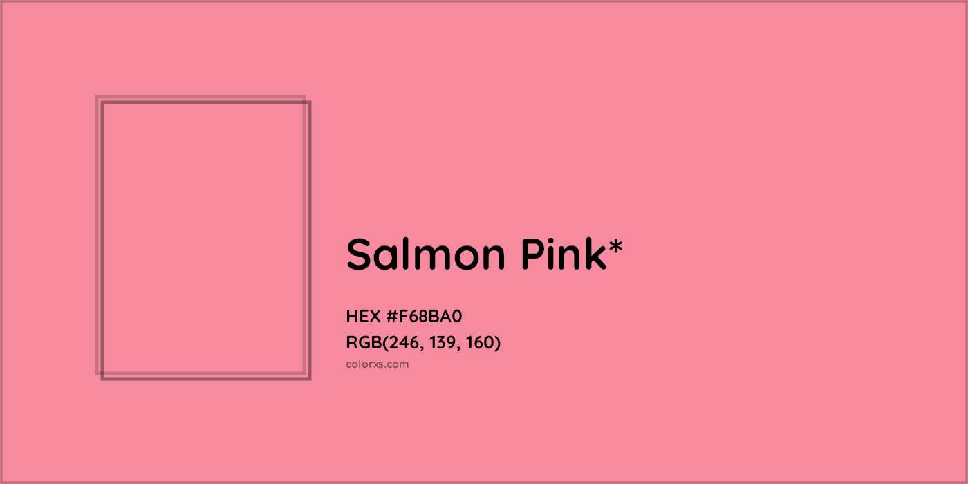HEX #F68BA0 Color Name, Color Code, Palettes, Similar Paints, Images