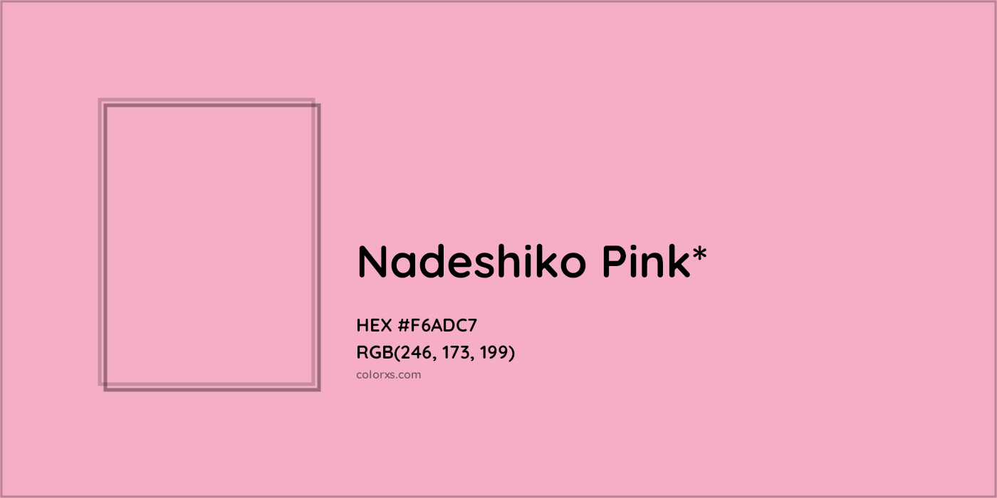 HEX #F6ADC7 Color Name, Color Code, Palettes, Similar Paints, Images