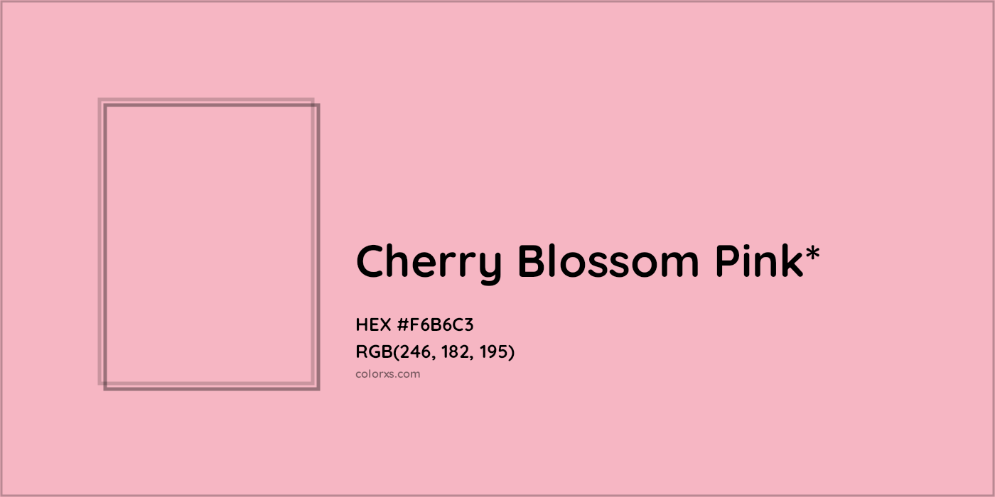 HEX #F6B6C3 Color Name, Color Code, Palettes, Similar Paints, Images