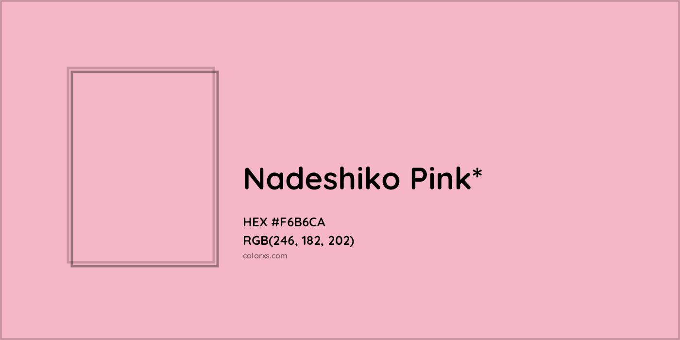 HEX #F6B6CA Color Name, Color Code, Palettes, Similar Paints, Images