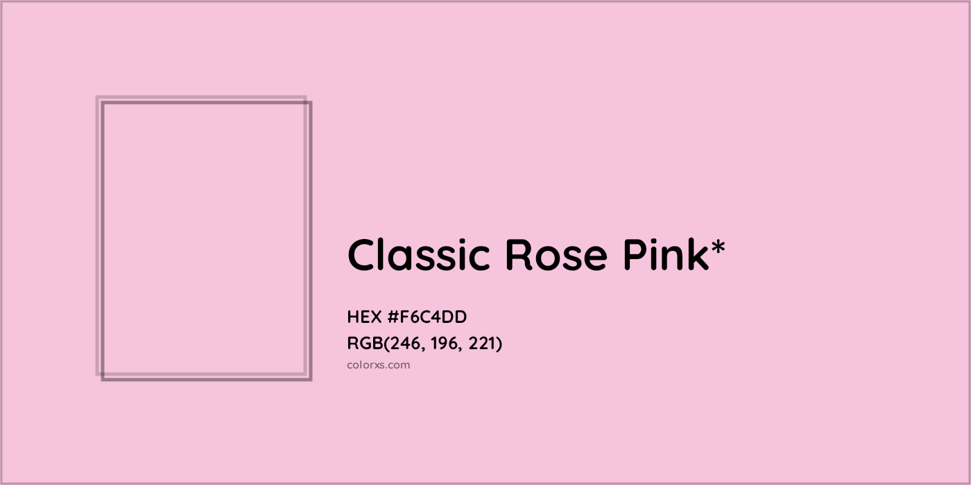 HEX #F6C4DD Color Name, Color Code, Palettes, Similar Paints, Images