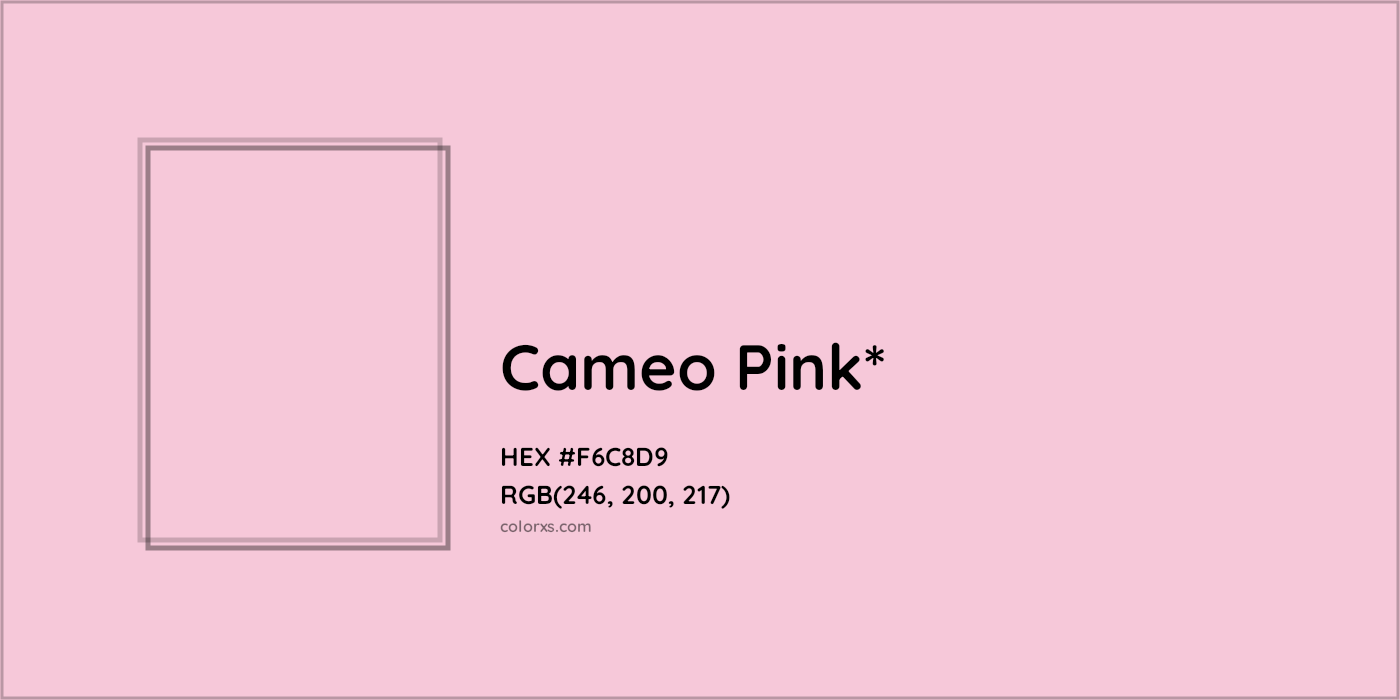 HEX #F6C8D9 Color Name, Color Code, Palettes, Similar Paints, Images