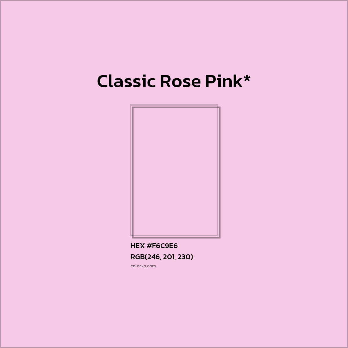 HEX #F6C9E6 Color Name, Color Code, Palettes, Similar Paints, Images