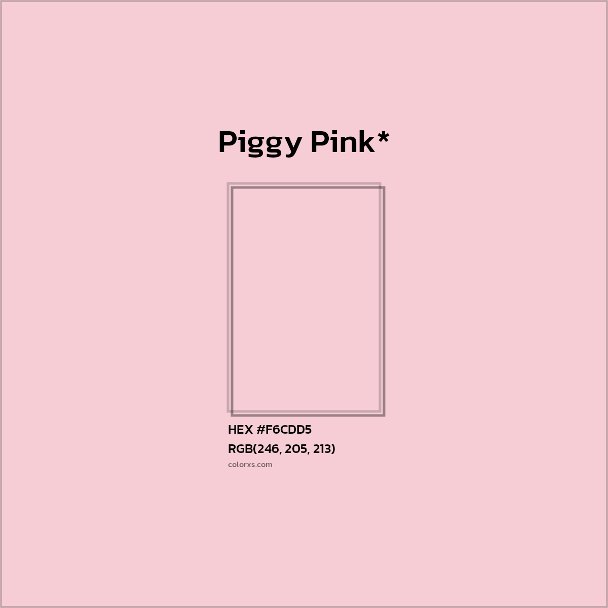 HEX #F6CDD5 Color Name, Color Code, Palettes, Similar Paints, Images