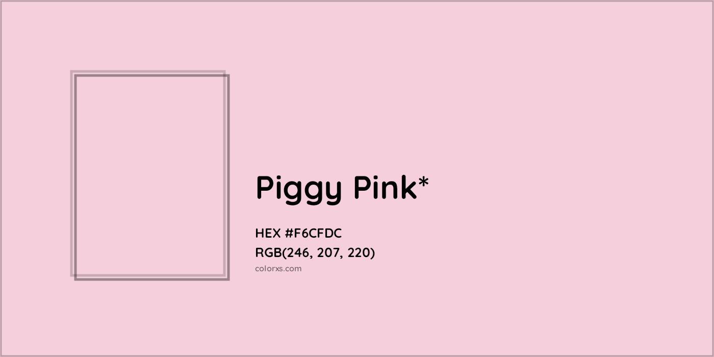 HEX #F6CFDC Color Name, Color Code, Palettes, Similar Paints, Images