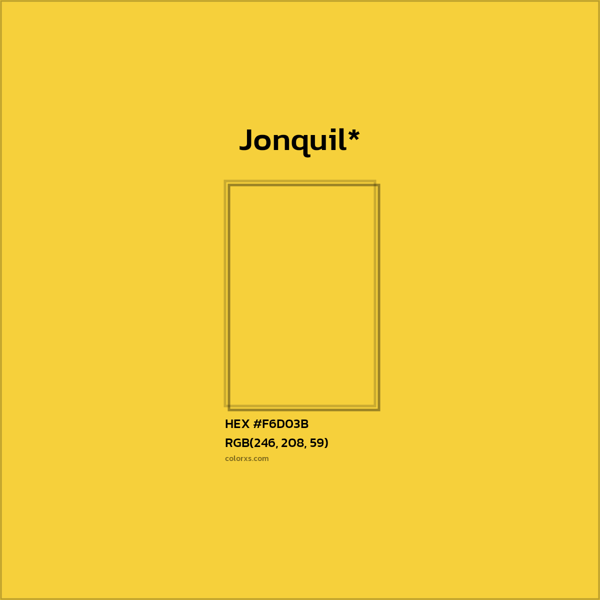 HEX #F6D03B Color Name, Color Code, Palettes, Similar Paints, Images