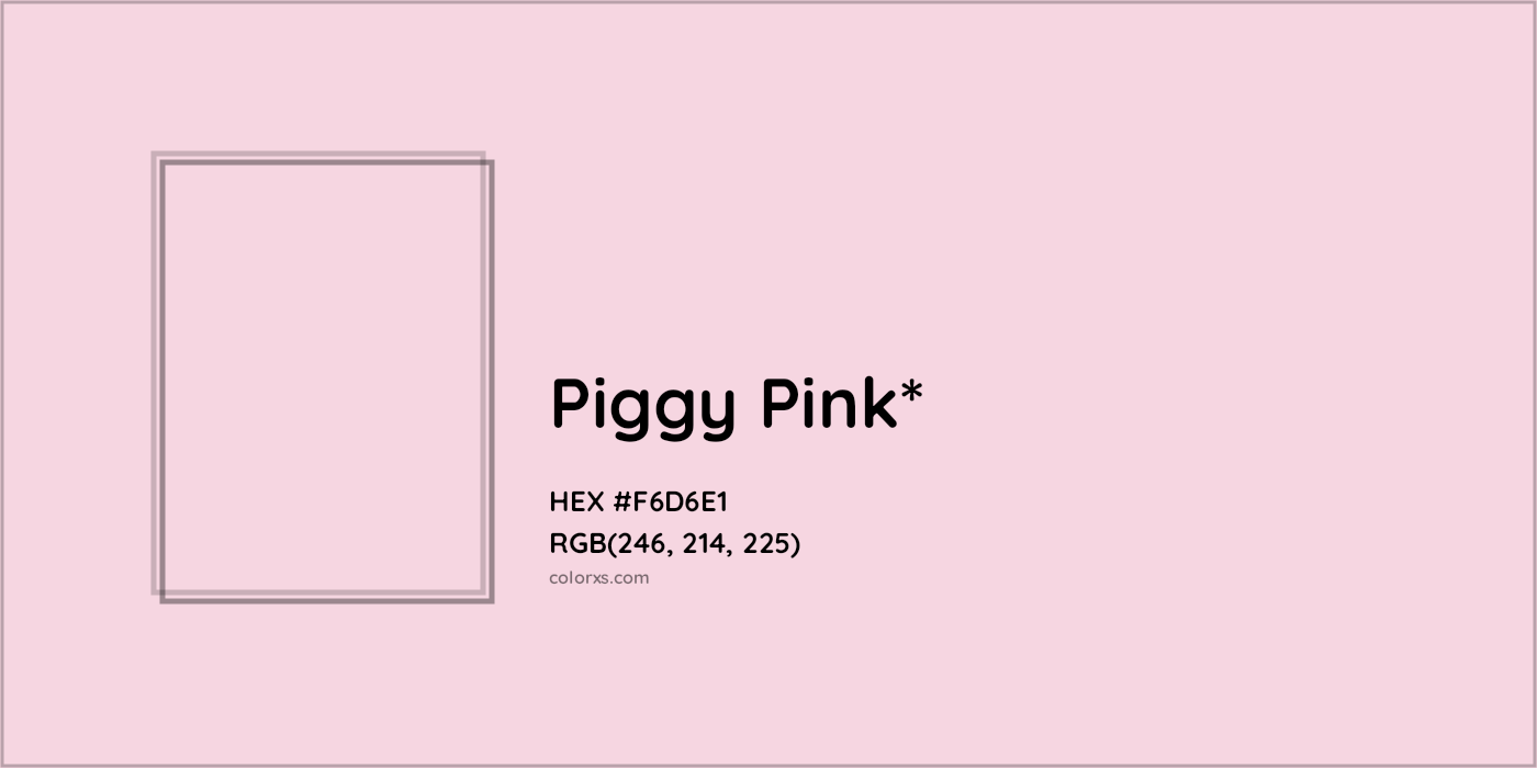 HEX #F6D6E1 Color Name, Color Code, Palettes, Similar Paints, Images