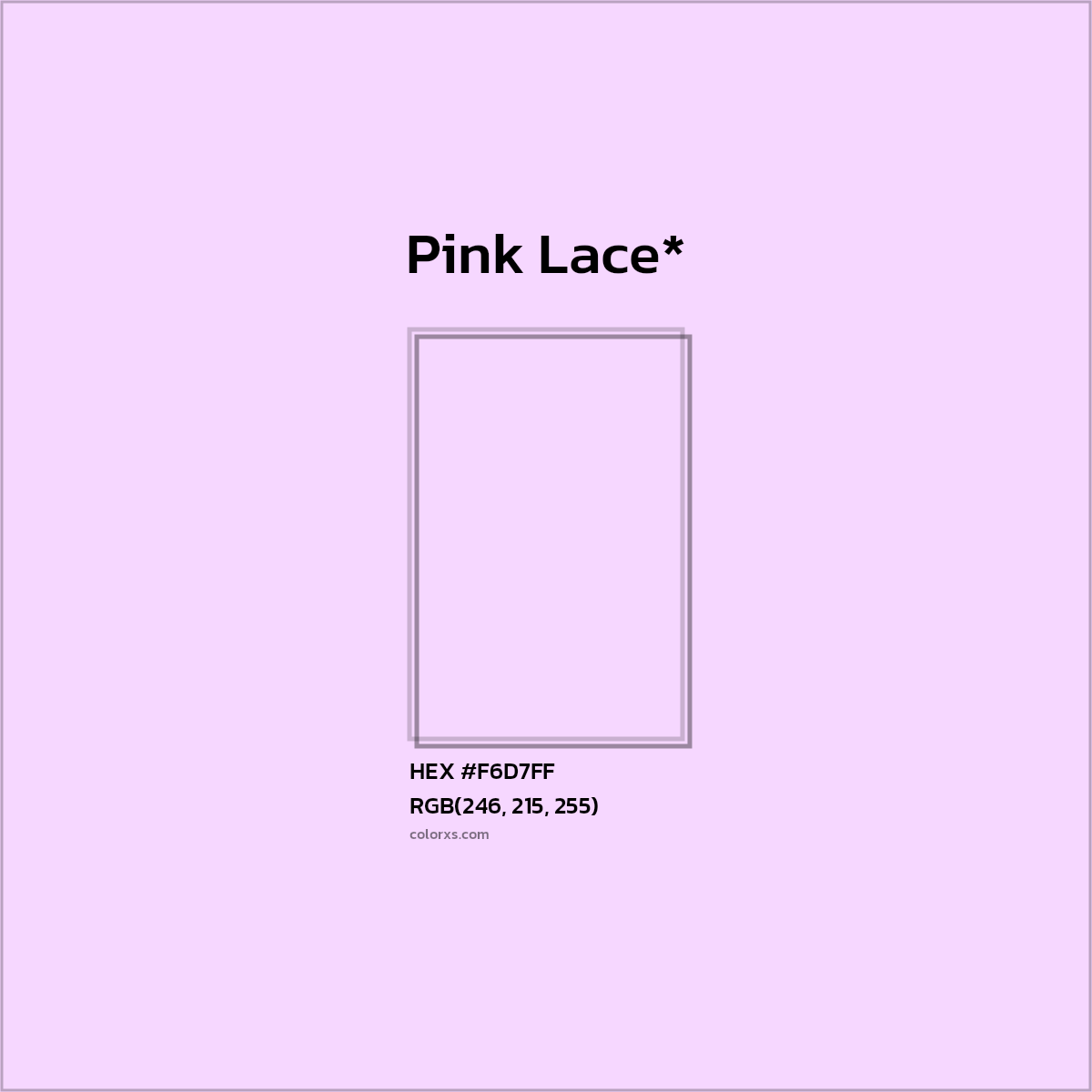 HEX #F6D7FF Color Name, Color Code, Palettes, Similar Paints, Images