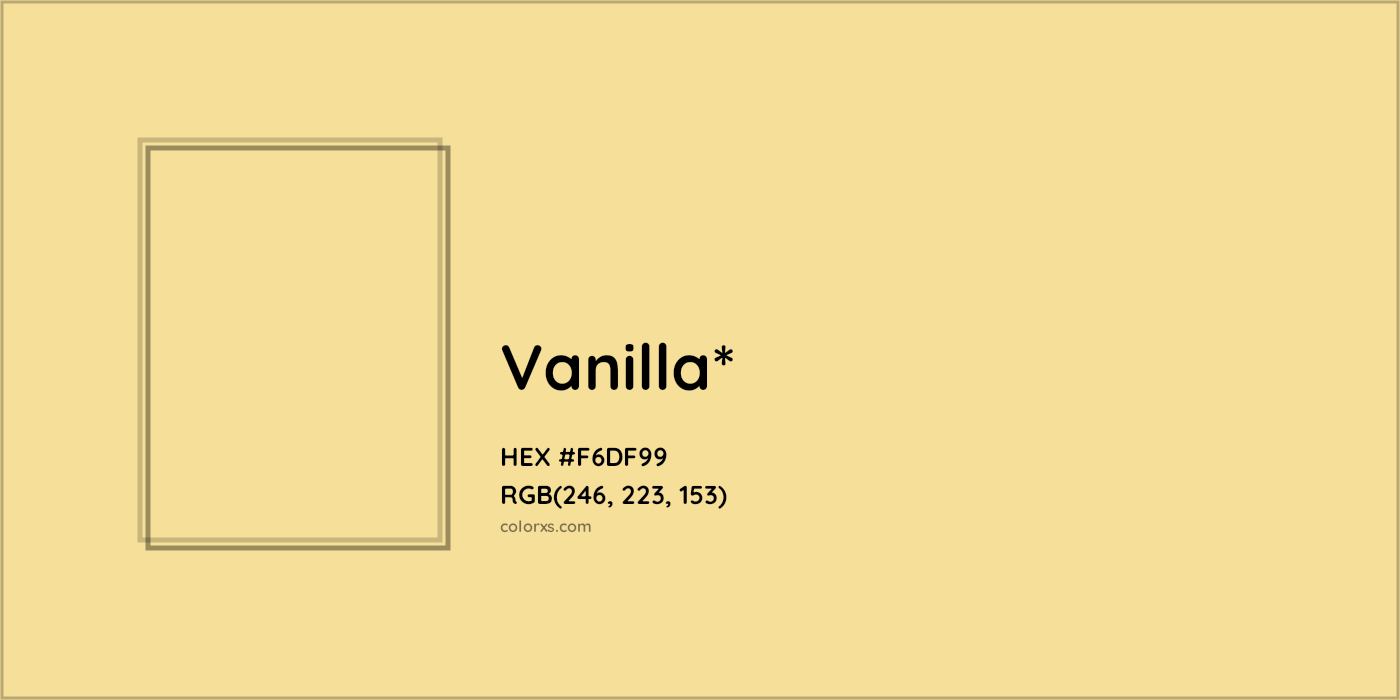 HEX #F6DF99 Color Name, Color Code, Palettes, Similar Paints, Images