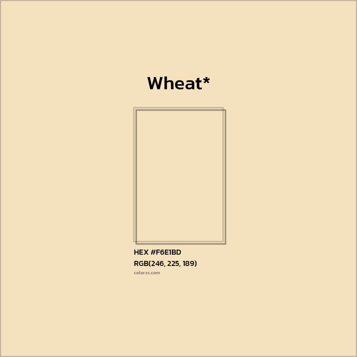 HEX #F6E1BD Color Name, Color Code, Palettes, Similar Paints, Images
