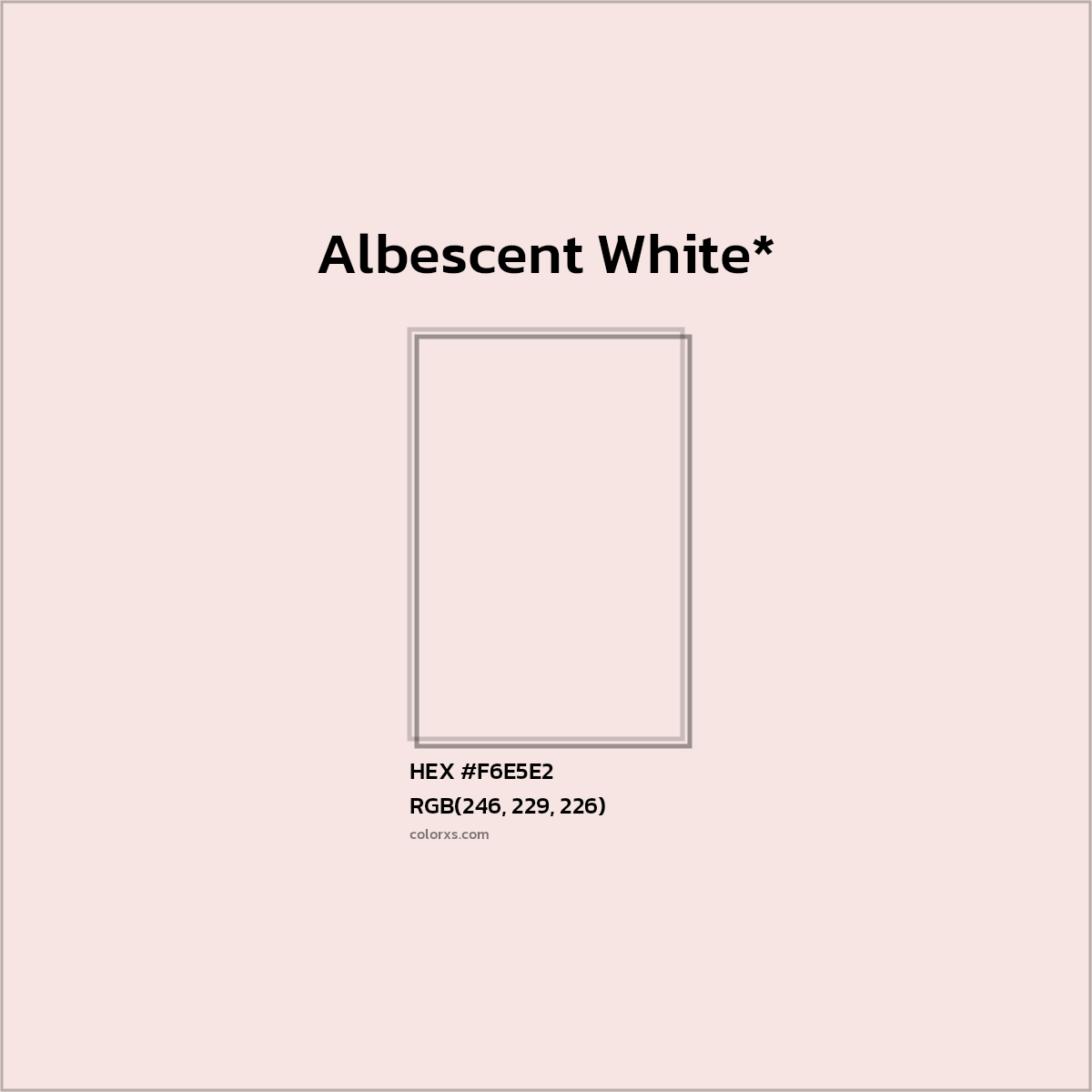 HEX #F6E5E2 Color Name, Color Code, Palettes, Similar Paints, Images