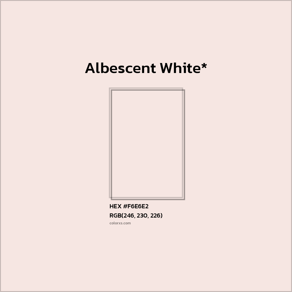 HEX #F6E6E2 Color Name, Color Code, Palettes, Similar Paints, Images
