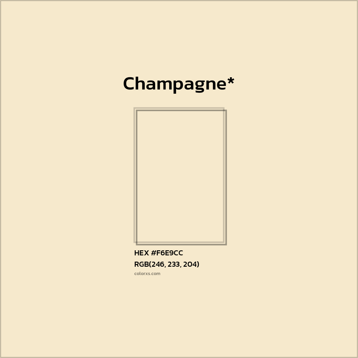 HEX #F6E9CC Color Name, Color Code, Palettes, Similar Paints, Images